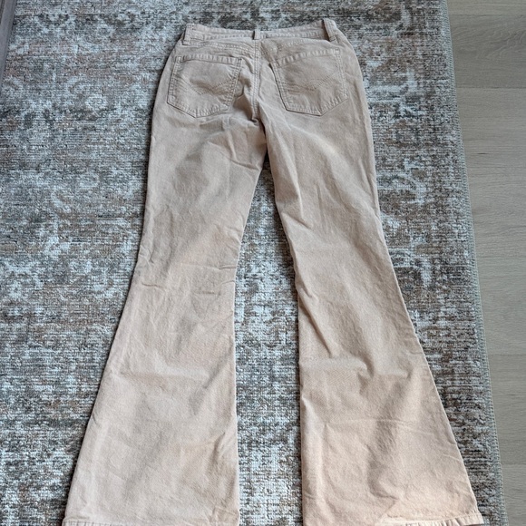 Idyllwind Beige Flared Corduroy Pants size 4/34L - Picture 4 of 4